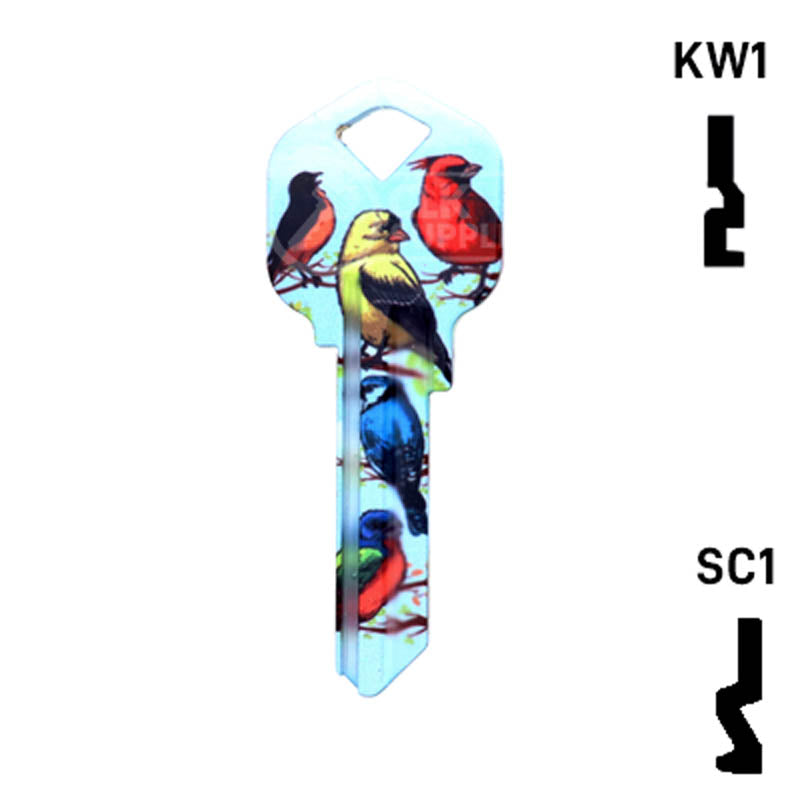 Happy Keys- Birds Key (Choose Keyway) Residential-Commercial Key Howard Keys