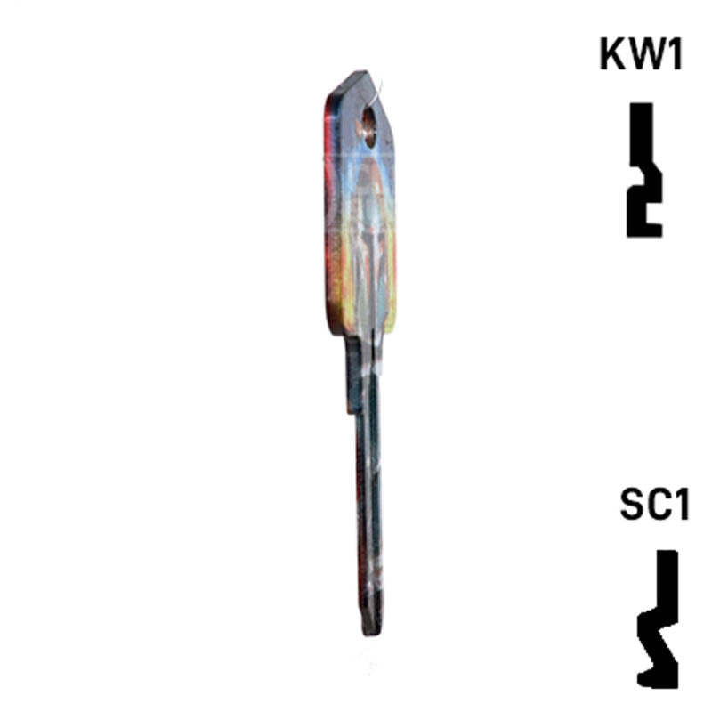 Happy Keys- Boba Fett Key (Choose Keyway) Residential-Commercial Key Howard Keys