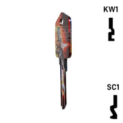 Happy Keys- Boba Fett Key (Choose Keyway) Residential-Commercial Key Howard Keys