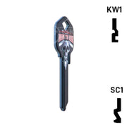 Happy Keys- Born to Ride Key (Choose Keyway) Residential-Commercial Key Howard Keys