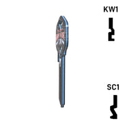 Happy Keys- Born to Ride Key (Choose Keyway) Residential-Commercial Key Howard Keys