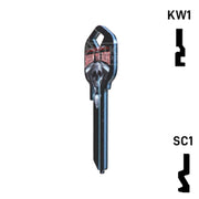 Happy Keys- Born to Ride Key (Choose Keyway) Residential-Commercial Key Howard Keys