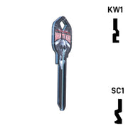 Happy Keys- Born to Ride Key (Choose Keyway) Residential-Commercial Key Howard Keys