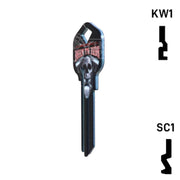 Happy Keys- Born to Ride Key (Choose Keyway) Residential-Commercial Key Howard Keys