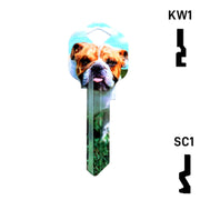Happy Keys- Bulldog Key (Choose Keyway) Residential-Commercial Key Howard Keys