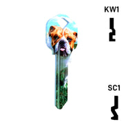 Happy Keys- Bulldog Key (Choose Keyway) Residential-Commercial Key Howard Keys