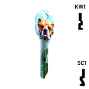 Happy Keys- Bulldog Key (Choose Keyway) Residential-Commercial Key Howard Keys
