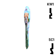 Happy Keys- Bulldog Key (Choose Keyway) Residential-Commercial Key Howard Keys
