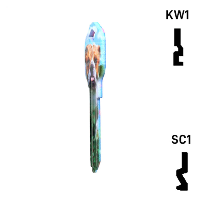 Happy Keys- Bulldog Key (Choose Keyway) Residential-Commercial Key Howard Keys