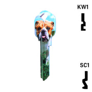 Happy Keys- Bulldog Key (Choose Keyway) Residential-Commercial Key Howard Keys