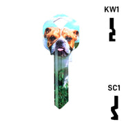 Happy Keys- Bulldog Key (Choose Keyway) Residential-Commercial Key Howard Keys