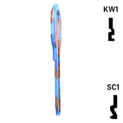 Happy Keys- Butterflies Key (Choose Keyway) Residential-Commercial Key Howard Keys
