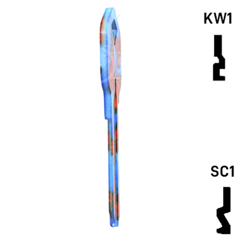 Happy Keys- Butterflies Key (Choose Keyway) Residential-Commercial Key Howard Keys