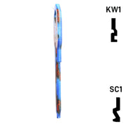Happy Keys- Butterflies Key (Choose Keyway) Residential-Commercial Key Howard Keys