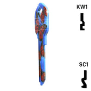 Happy Keys- Butterflies Key (Choose Keyway) Residential-Commercial Key Howard Keys