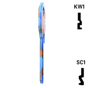 Happy Keys- Butterflies Key (Choose Keyway) Residential-Commercial Key Howard Keys