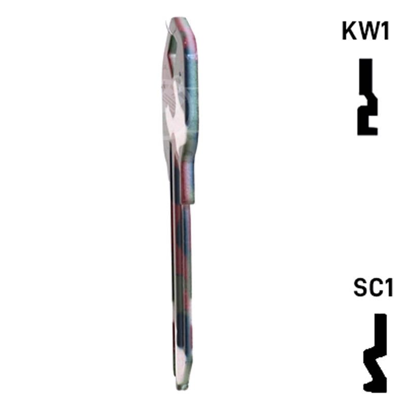 Happy Keys- Camouflage Key (Choose Keyway) Residential-Commercial Key Howard Keys