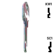Happy Keys- Camouflage Key (Choose Keyway) Residential-Commercial Key Howard Keys