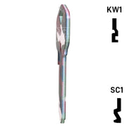 Happy Keys- Camouflage Key (Choose Keyway) Residential-Commercial Key Howard Keys