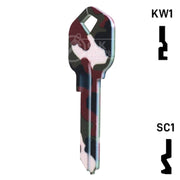 Happy Keys- Camouflage Key (Choose Keyway) Residential-Commercial Key Howard Keys