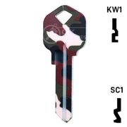 Happy Keys- Camouflage Key (Choose Keyway) Residential-Commercial Key Howard Keys