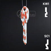 Happy Keys- Canadian Flag Key (Choose Keyway) Residential-Commercial Key Howard Keys