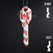 Happy Keys- Canadian Flag Key (Choose Keyway) Residential-Commercial Key Howard Keys