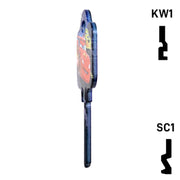 Happy Keys- Cars Key (Choose Keyway) Residential-Commercial Key Howard Keys