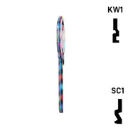 Happy Keys- Chevron Key (Choose Keyway) Residential-Commercial Key Howard Keys
