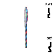 Happy Keys- Chevron Key (Choose Keyway) Residential-Commercial Key Howard Keys