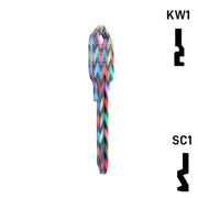 Happy Keys- Chevron Key (Choose Keyway) Residential-Commercial Key Howard Keys