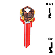 Happy Keys- Chocolate Bar Key (Choose Keyway) Residential-Commercial Key Howard Keys