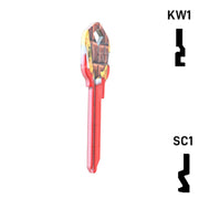 Happy Keys- Chocolate Bar Key (Choose Keyway) Residential-Commercial Key Howard Keys