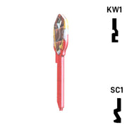 Happy Keys- Chocolate Bar Key (Choose Keyway) Residential-Commercial Key Howard Keys