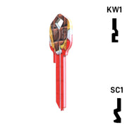Happy Keys- Chocolate Bar Key (Choose Keyway) Residential-Commercial Key Howard Keys