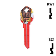 Happy Keys- Chocolate Bar Key (Choose Keyway) Residential-Commercial Key Howard Keys