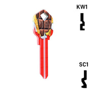 Happy Keys- Chocolate Bar Key (Choose Keyway) Residential-Commercial Key Howard Keys
