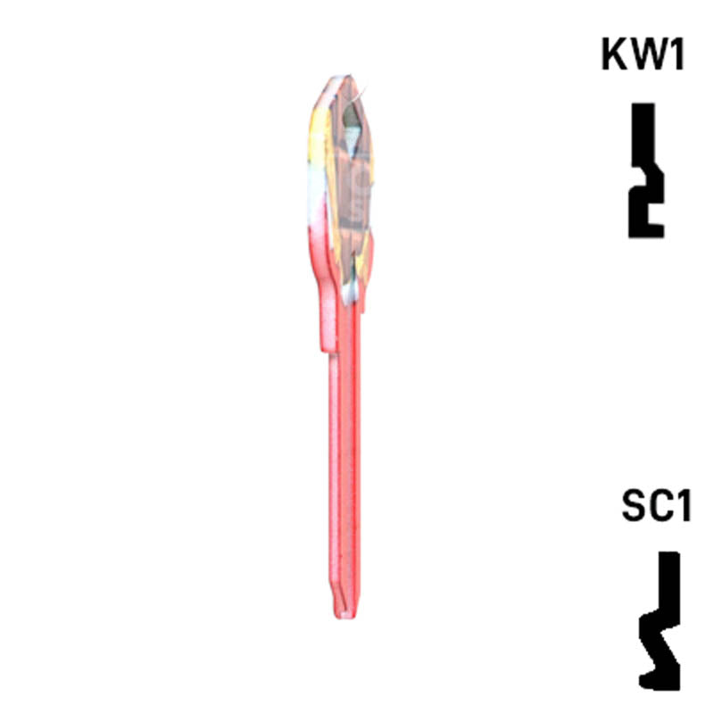 Happy Keys- Chocolate Bar Key (Choose Keyway) Residential-Commercial Key Howard Keys