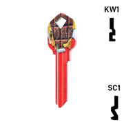 Happy Keys- Chocolate Bar Key (Choose Keyway) Residential-Commercial Key Howard Keys