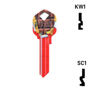 Happy Keys- Chocolate Bar Key (Choose Keyway) Residential-Commercial Key Howard Keys