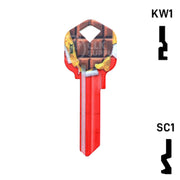 Happy Keys- Chocolate Bar Key (Choose Keyway) Residential-Commercial Key Howard Keys