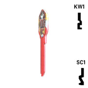 Happy Keys- Chocolate Bar Key (Choose Keyway) Residential-Commercial Key Howard Keys