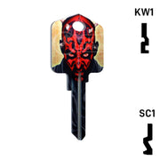 Happy Keys- Darth Maul (Choose Keyway) Residential-Commercial Key Howard Keys