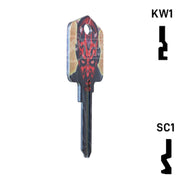 Happy Keys- Darth Maul (Choose Keyway) Residential-Commercial Key Howard Keys