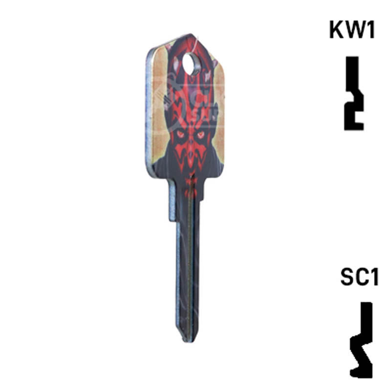 Happy Keys- Darth Maul (Choose Keyway) Residential-Commercial Key Howard Keys
