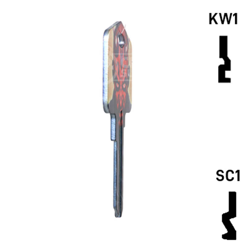 Happy Keys- Darth Maul (Choose Keyway) Residential-Commercial Key Howard Keys