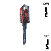 Happy Keys- Darth Maul (Choose Keyway) Residential-Commercial Key Howard Keys