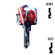 Happy Keys- Darth Maul (Choose Keyway) Residential-Commercial Key Howard Keys
