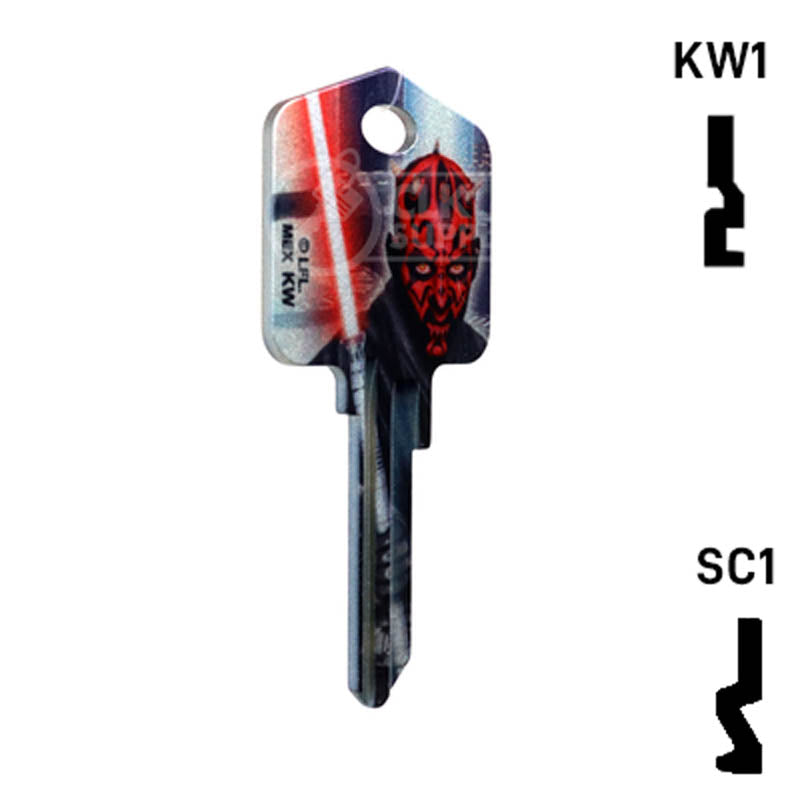 Happy Keys- Darth Maul (Choose Keyway) Residential-Commercial Key Howard Keys
