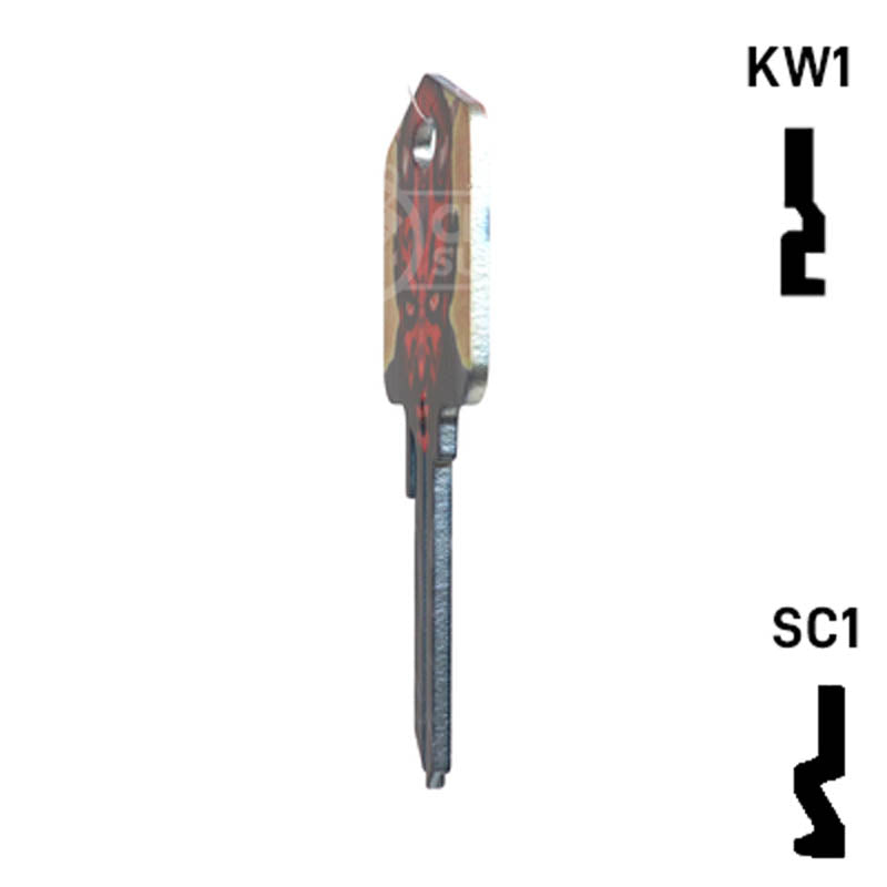 Happy Keys- Darth Maul (Choose Keyway) Residential-Commercial Key Howard Keys
